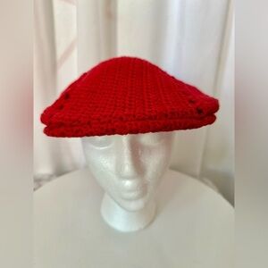 David and Young Bold Red Knit Hat (906)